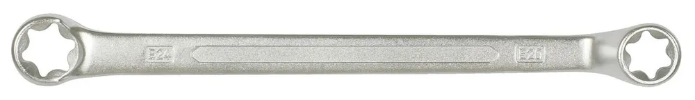 KS TOOLS Torx-E-Doppel-Ringschlüssel, gekröpft, E6xE8 ( 911.0361 )
