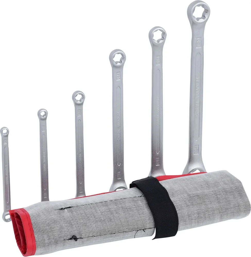 KS TOOLS Torx-E-Doppel-Ringschlüssel-Satz, 6-tlg ( 911.0370 )