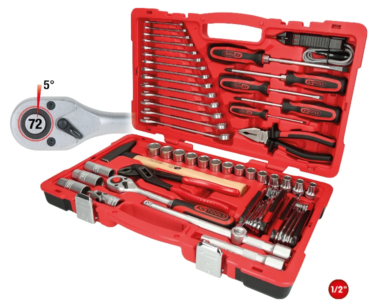 KS TOOLS 1/2" Universal-Werkzeug-Satz, 47-tlg ( 940.0047 )