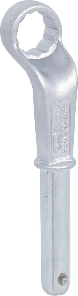 KS TOOLS Zugringschlüssel, gekröpft, 24mm ( 517.9024 )