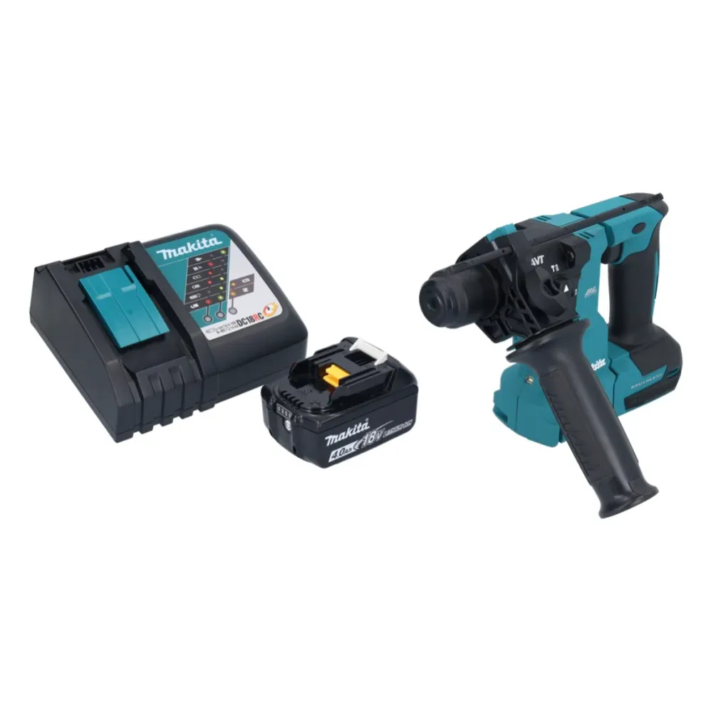 Akumulatorowa młotowiertarka Makita DHR 183 RM1 18 V 1,7 J SDS plus Brushless + 1x akumulator 4,0 Ah + ładowarka