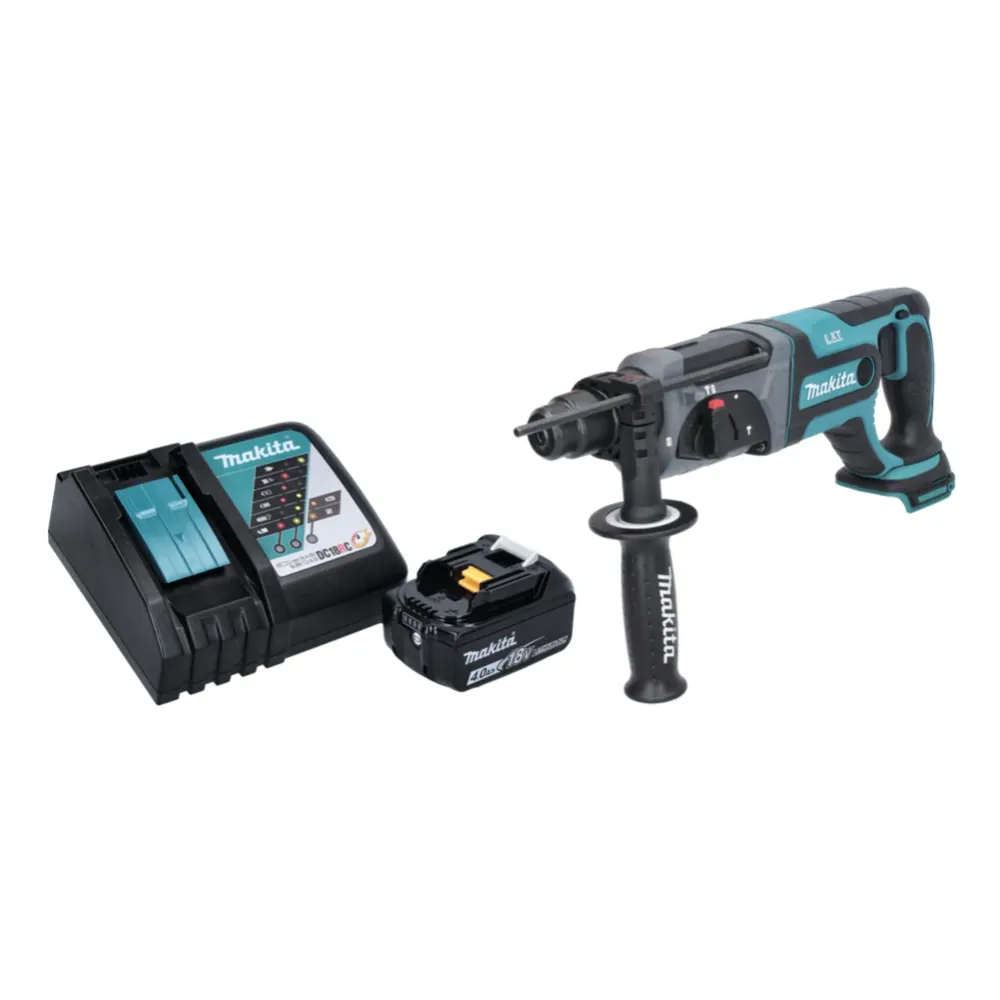 Akumulatorowa młotowiertarka Makita DHR 241 RM1 18 V 2,0 J SDS plus + 1x akumulator 4,0 Ah + ładowarka