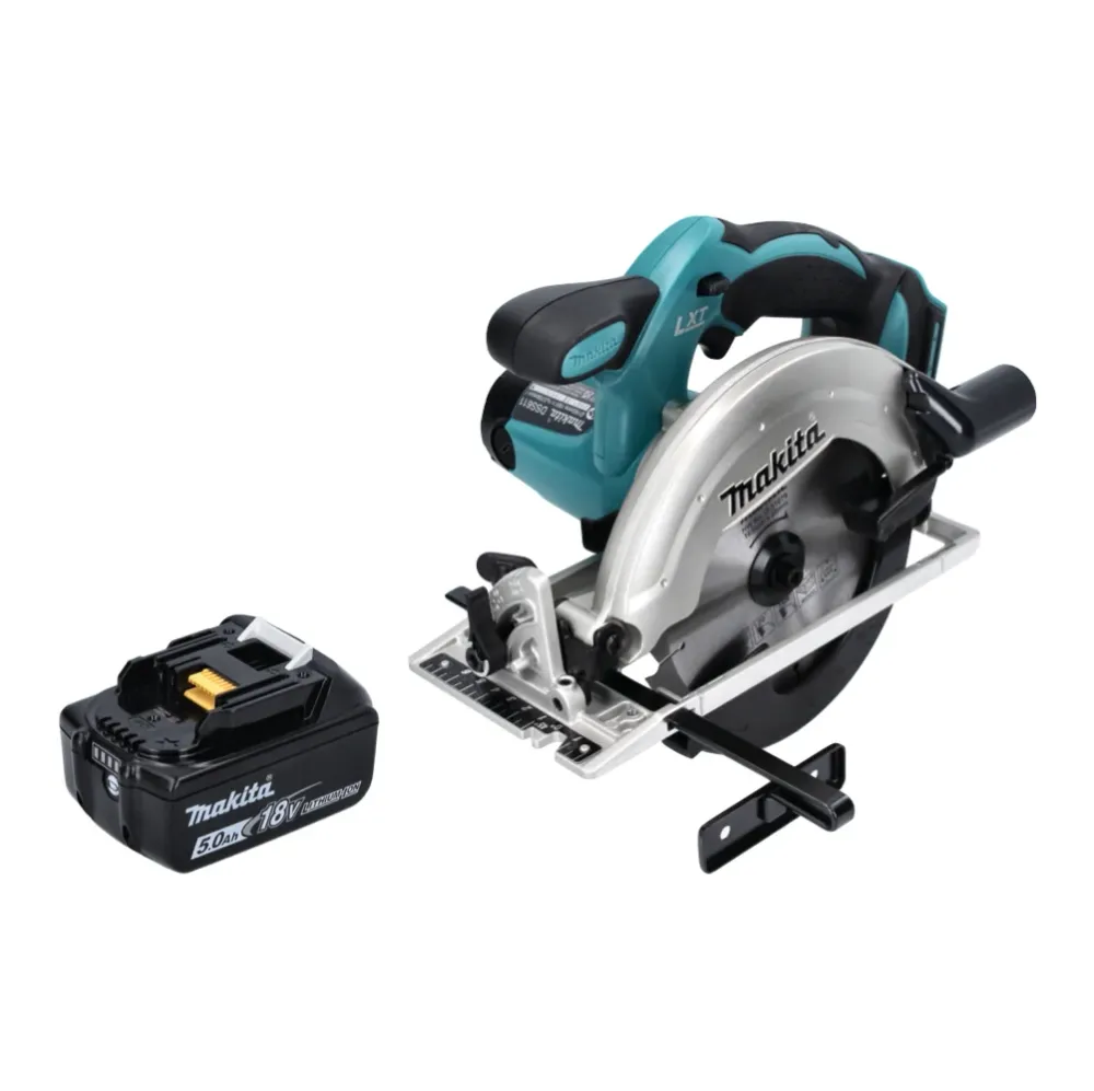 Akumulatorowa pilarka tarczowa Makita DSS 611 T1 18 V 165 mm + 1x akumulator 5,0 Ah - bez ładowarki