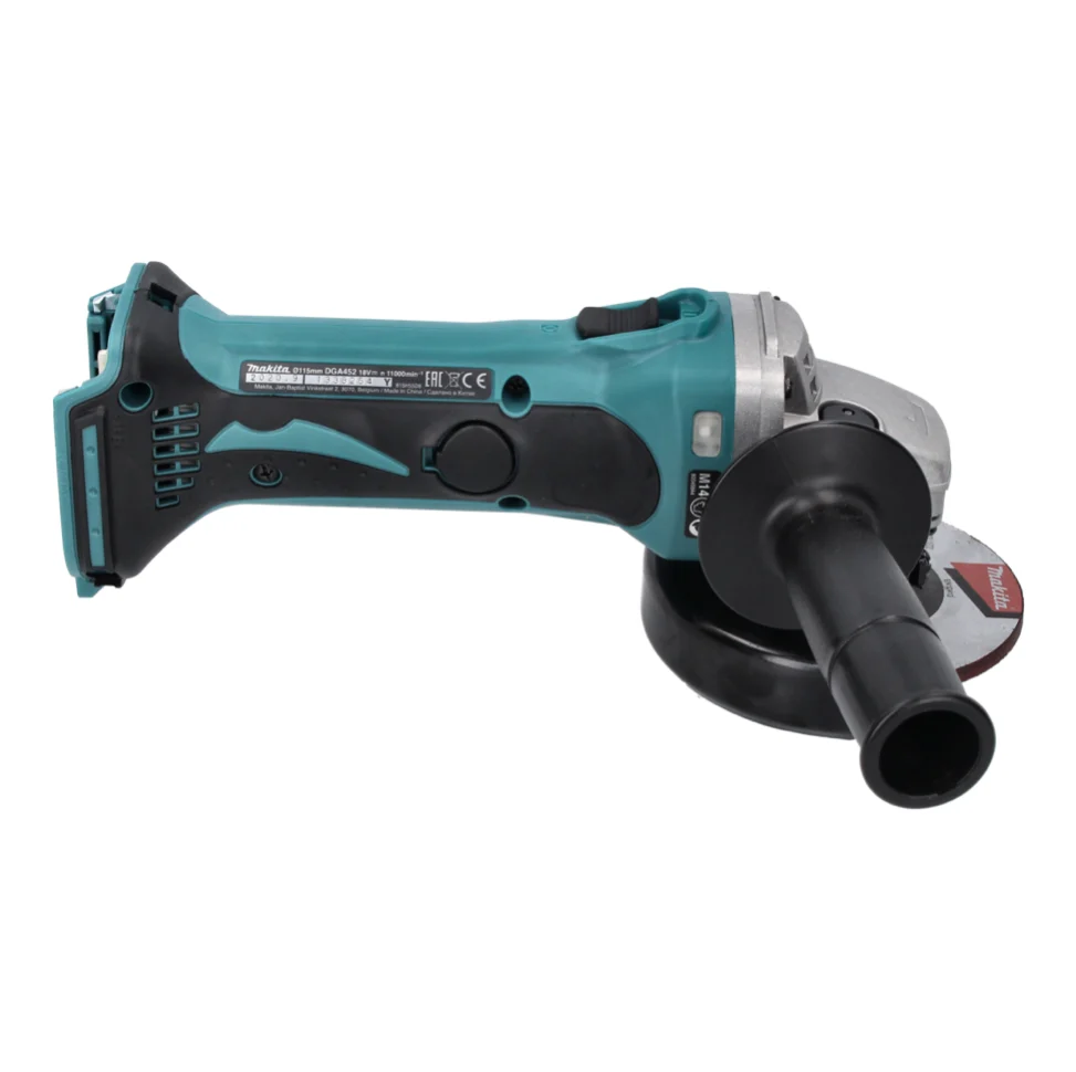 Akumulatorowa szlifierka kątowa Makita DGA 452 ZJ 18 V 115 mm + Makpac - bez akumulatora, bez ładowarki