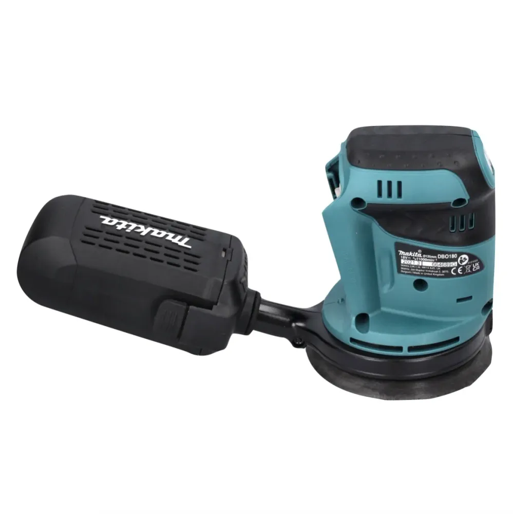 Akumulatorowa szlifierka mimośrodowa Makita DBO 180 SY1 18 V 125 mm + 1x akumulator 1,5 Ah + ładowarka