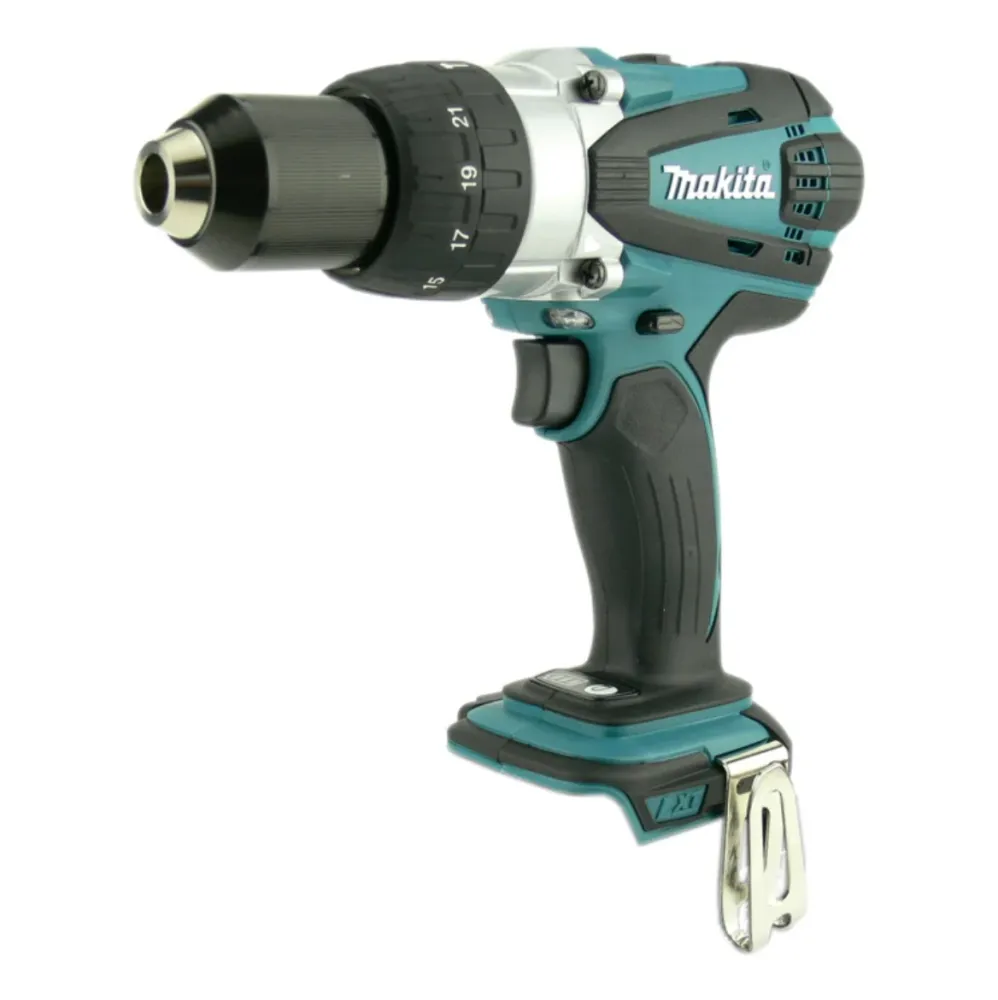 Akumulatorowa wiertarko-wkrętarka udarowa Makita BHP 458 RFE 18 V 91 Nm + 2x akumulator 3,0 Ah + ładowarka + walizka
