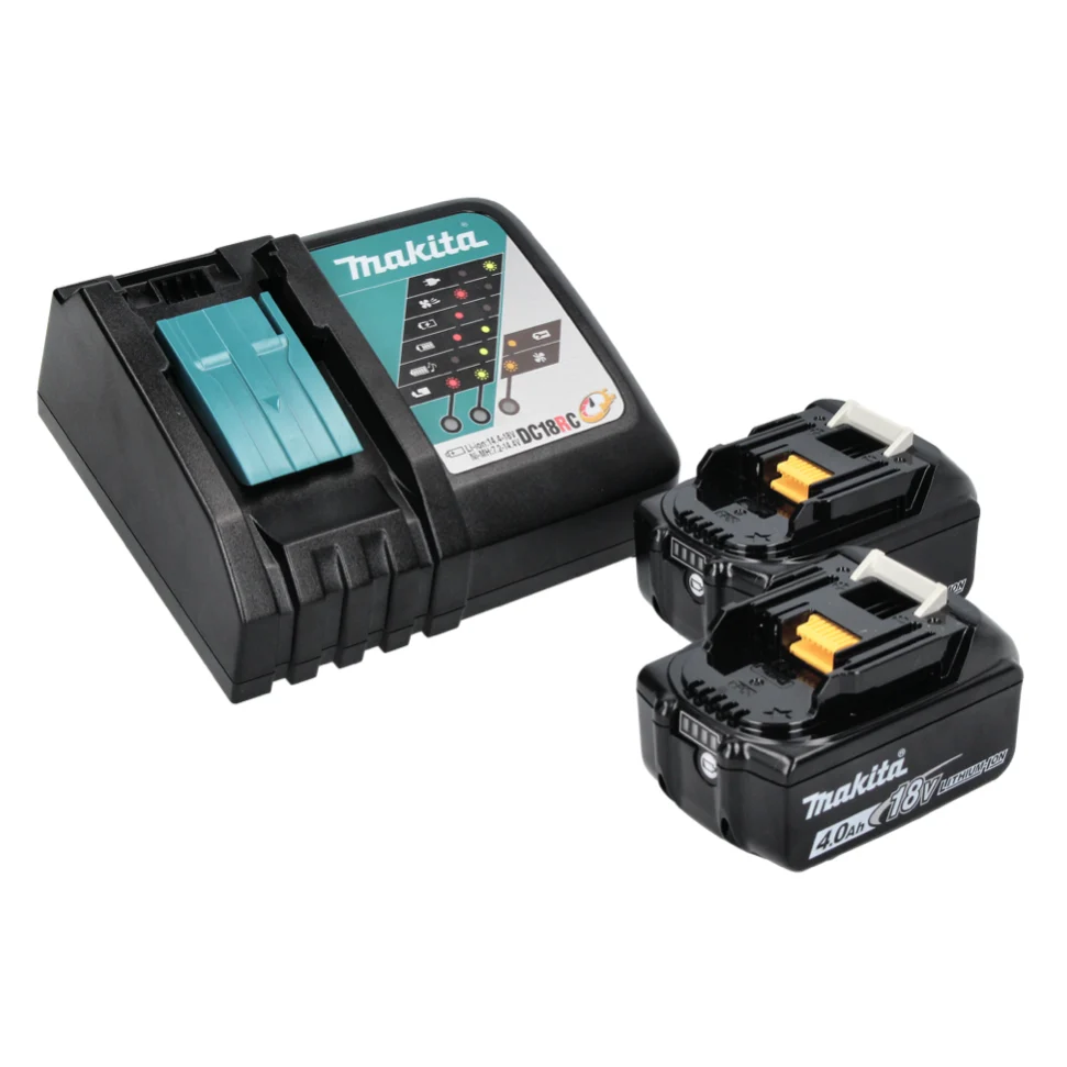 Akumulatorowa wiertarko-wkrętarka udarowa Makita DHP 458 RMJ 18 V 91 Nm + 2x akumulator 4,0 Ah + ładowarka + Makpac