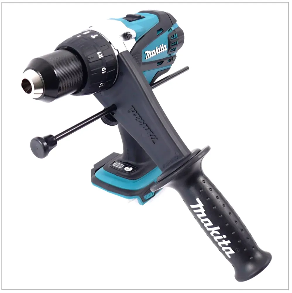 Akumulatorowa wiertarko-wkrętarka udarowa Makita DHP 458 ZE 18V 91Nm + wkładka do Makpac