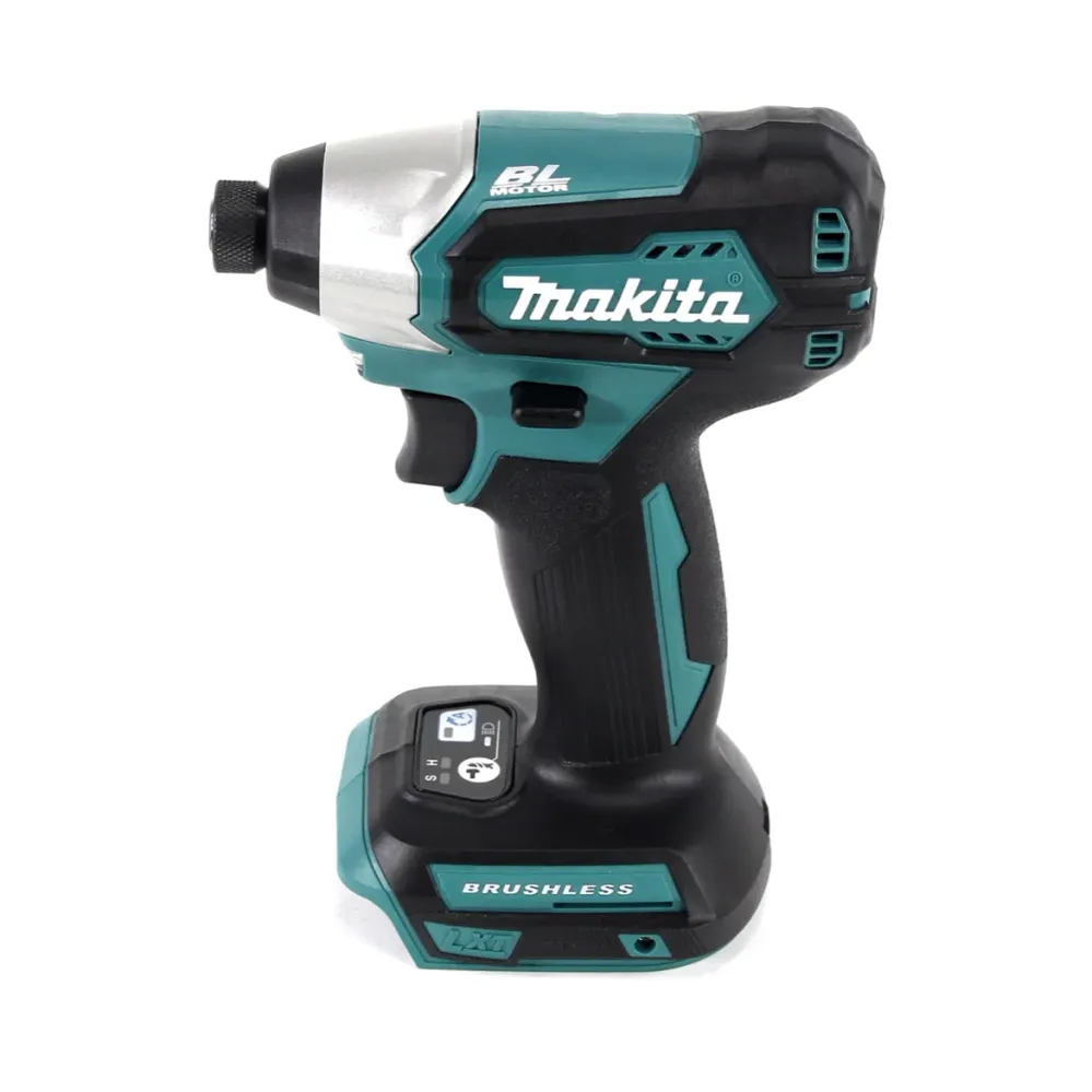 Akumulatorowa wkrętarka udarowa Makita DTD 155 RMJ 18 V bezszczotkowa Li-Ion w zestawie Makpac + 2x akumulator BL1840 B 4,...