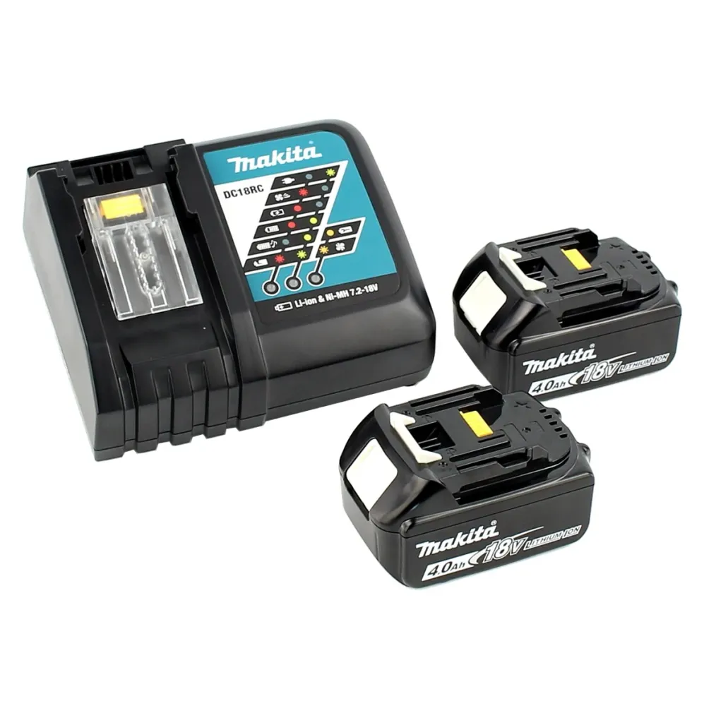 Akumulatorowa wkrętarka udarowa Makita DTD 155 RMJ 18 V bezszczotkowa Li-Ion w zestawie Makpac + 2x akumulator BL1840 B 4,...