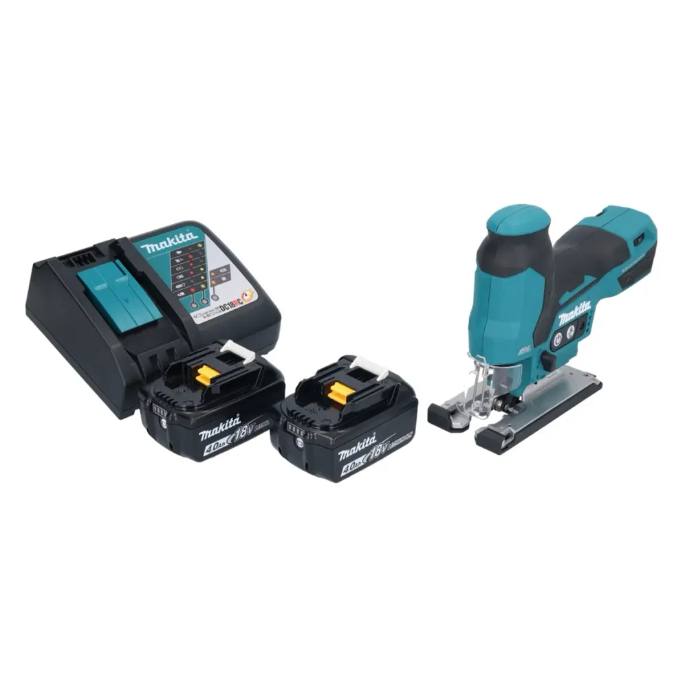 Akumulatorowa wyrzynarka wahadłowa Makita DJV 185 RM 18 V bezszczotkowa + 2x akumulator 4,0 Ah + ładowarka