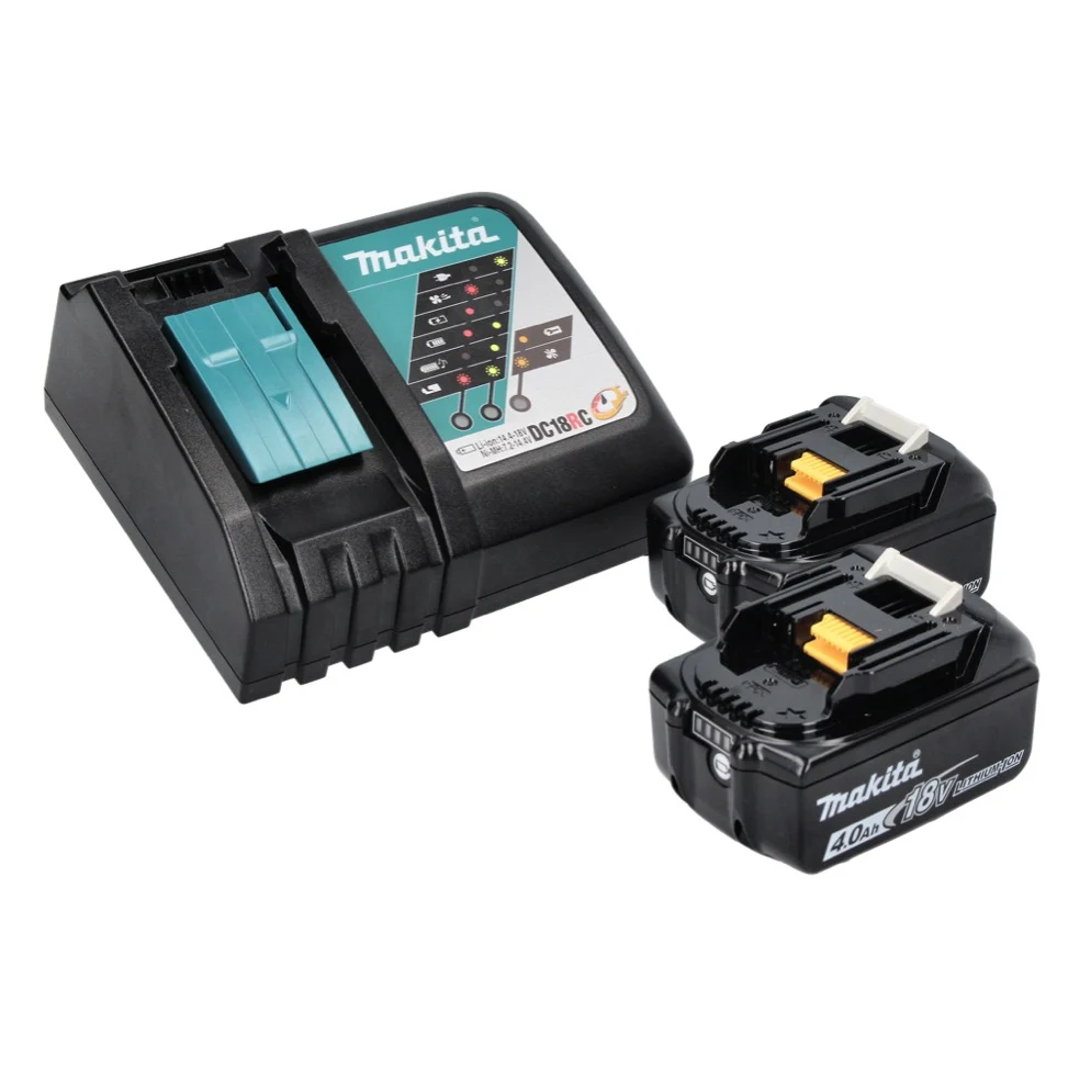 Akumulatorowe narzędzie wielofunkcyjne Makita DTM 52 RMJ 18 V Starlock Max Brushless + 2x akumulator 4,0 Ah + ładowarka +...
