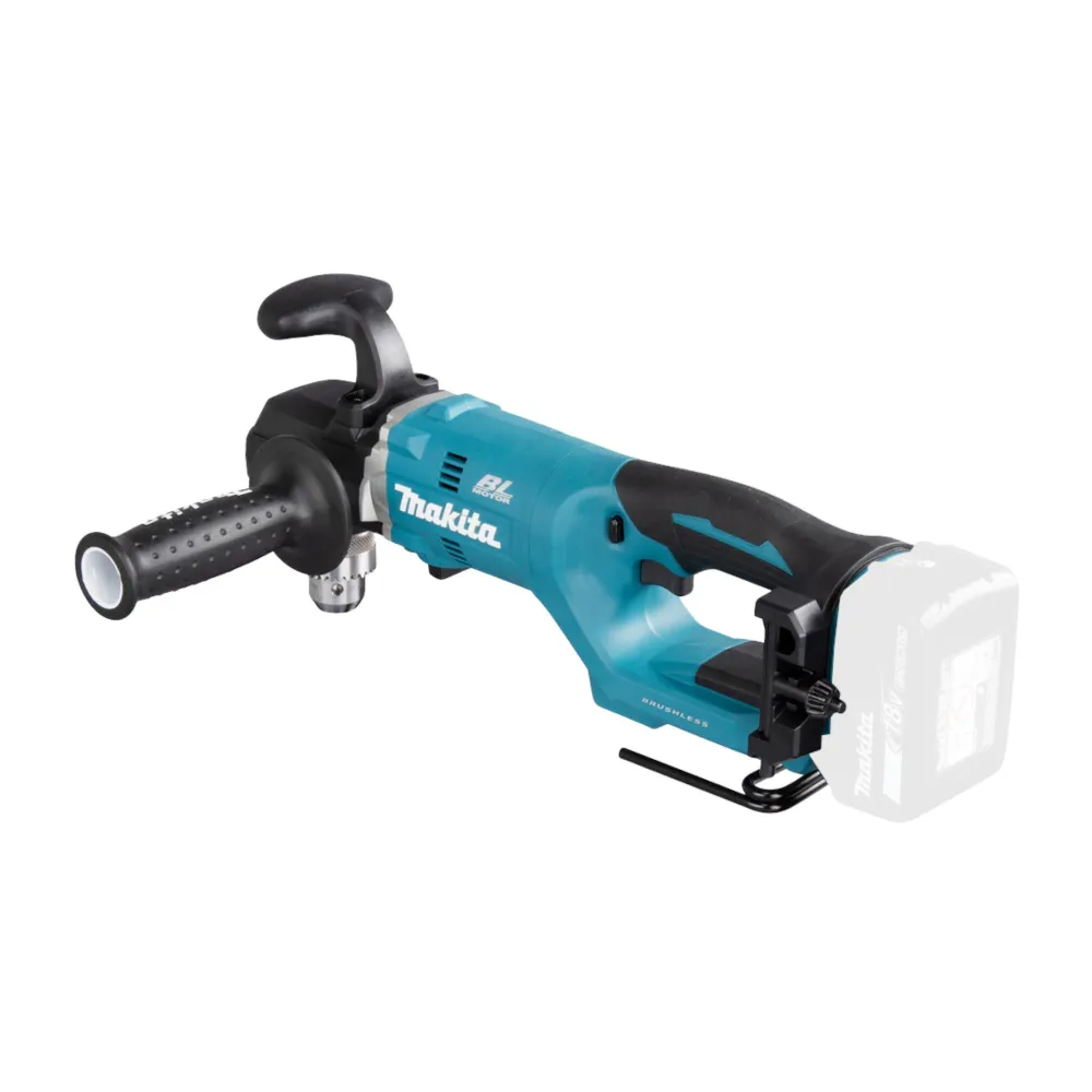 Makita DDA 450 RTK akumulatorowa wiertarko-wkrętarka kątowa 18 V 70 Nm bezszczotkowa + 2x akumulator 5,0 Ah + ładowarka +...