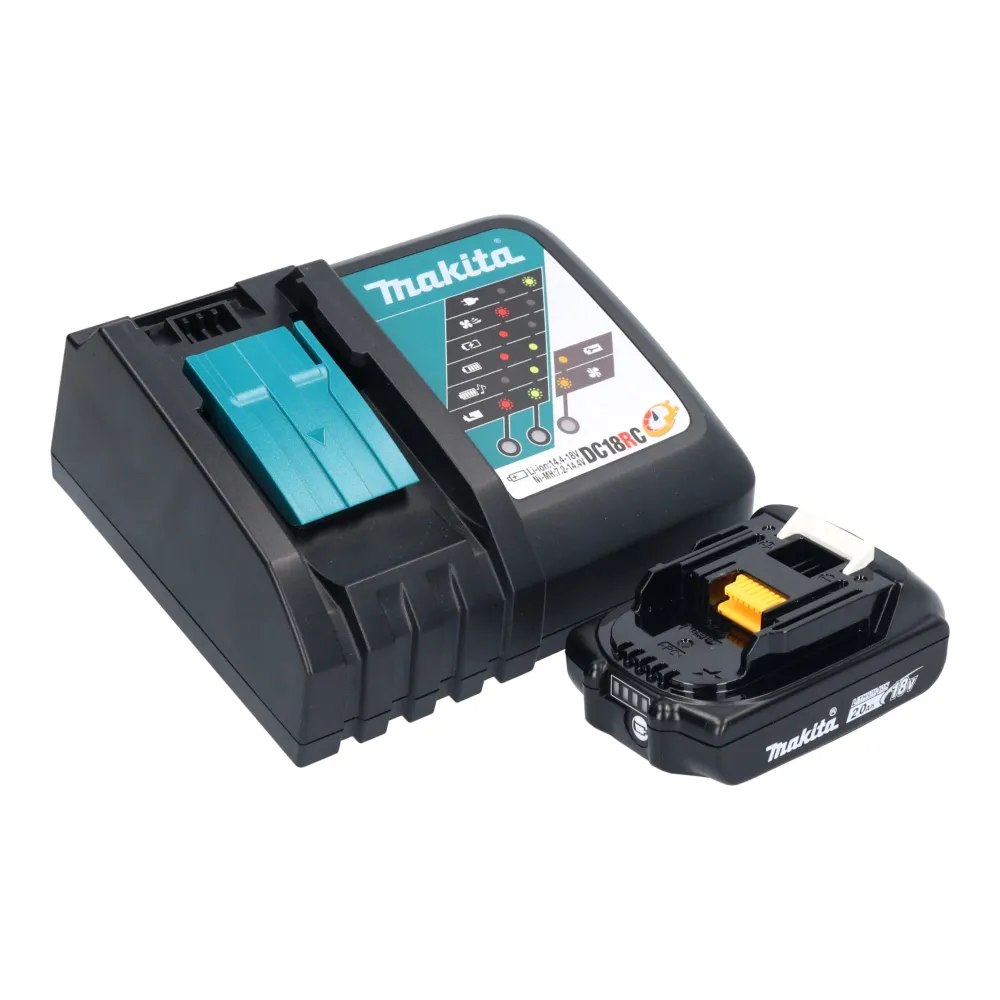 Makita DHP 487 RA1O akumulatorowa wiertarko-wkrętarka udarowa 18 V 40 Nm bezszczotkowa seria Olive Outdoor Adventure + 1x...