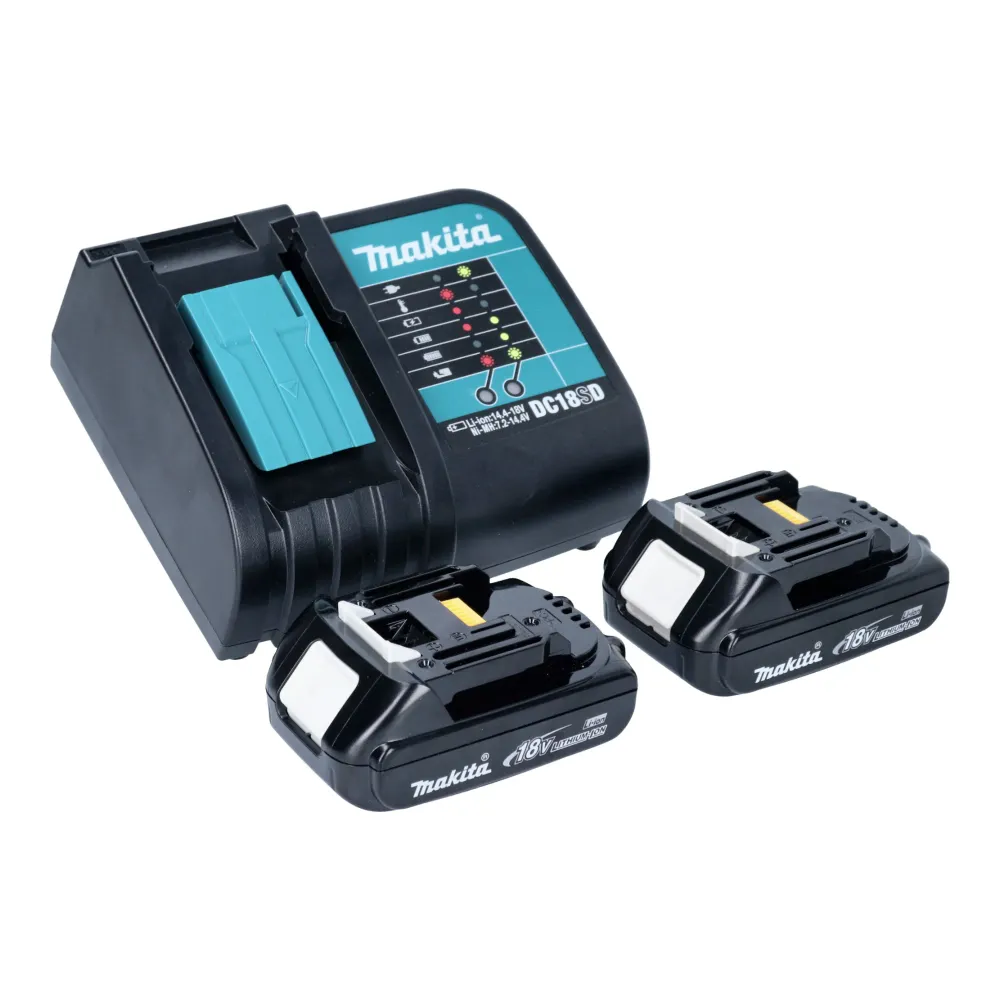 Makita DHP 487 SYKO akumulatorowa wiertarko-wkrętarka udarowa 18 V 40 Nm bezszczotkowa seria Olive Outdoor Adventure + 2x...