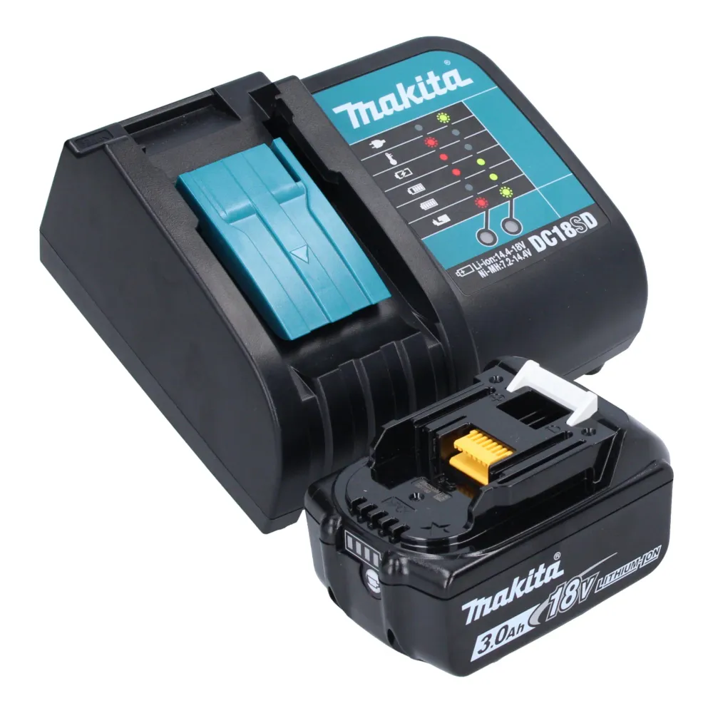 Makita DTD 173 SF1J akumulatorowy klucz udarowy 18 V 180 Nm 1/4" bezszczotkowy + 1x akumulator 3,0 Ah + ładowarka + Makpac