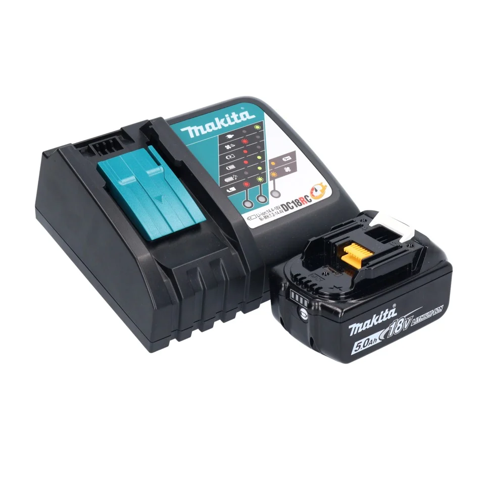 Makita DUC 150 RT akumulatorowa pilarka łńcuchowa 18 V 15 cm bezszczotkowa + 1x akumulator 5,0 Ah + ładowarka