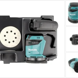 Makita DBO 180 ZE akumulatorowa szlifierka oscylacyjna 18 V 125 mm + wkładka do Makpac