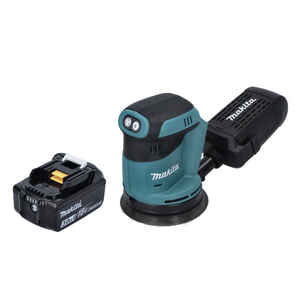 Makita DBO 180 F1 akumulatorowa szlifierka oscylacyjna 18 V 125 mm + 1x akumulator 3,0 Ah - bez ładowarki