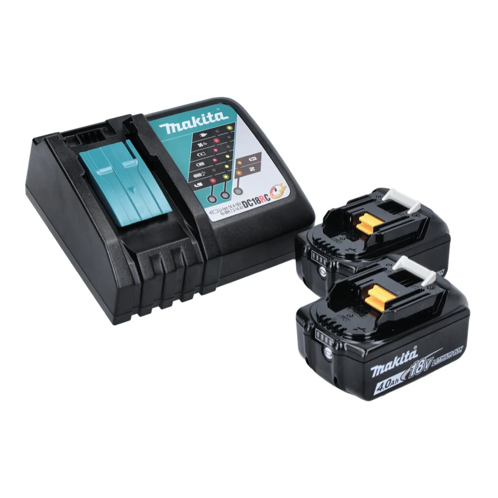 Makita DBO 180 RMJ akumulatorowa szlifierka oscylacyjna 18 V 125 mm + 2x akumulator 4,0 Ah + ładowarka + Makpac