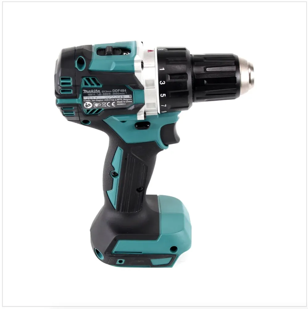 Makita DDF 484 ZJ akumulatorowa wiertarko-wkrętarka bezszczotkowa 18V 54Nm solo w zestawie Makpac - bez akumulatora i łado...