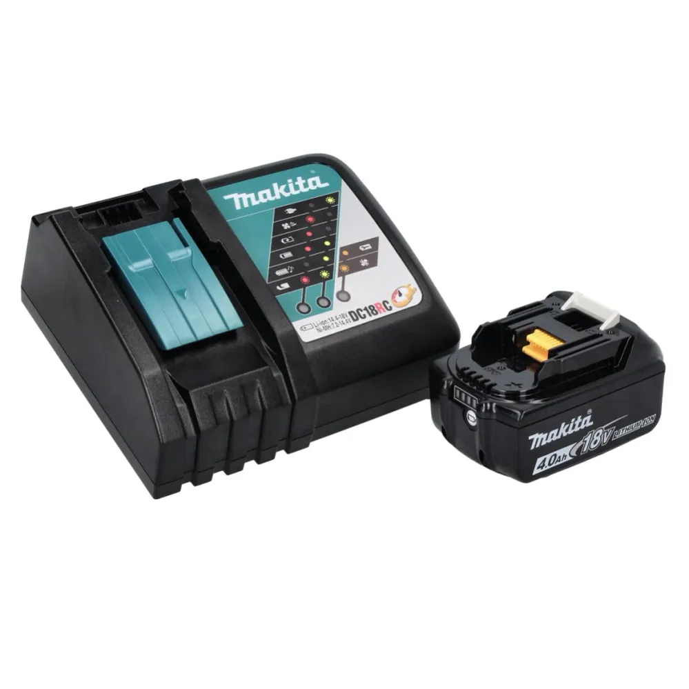 Makita DDF 485 RM1 akumulatorowa wiertarko-wkrętarka 18 V 50 Nm bezszczotkowa + 1x akumulator 4,0 Ah + ładowarka