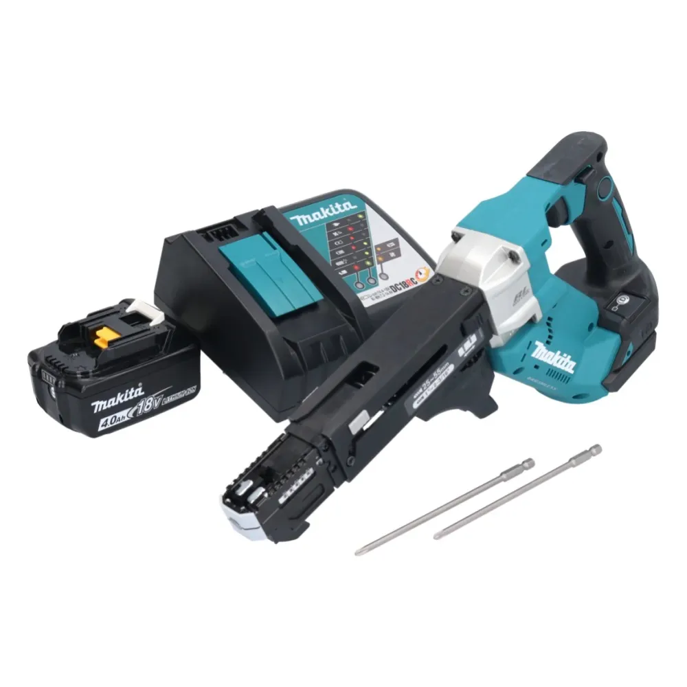 Makita DFR 551 RM1 wkrętarka akumulatorowa 18 V 25 - 55 mm bezszczotkowa + 1x akumulator 4,0 Ah + ładowarka