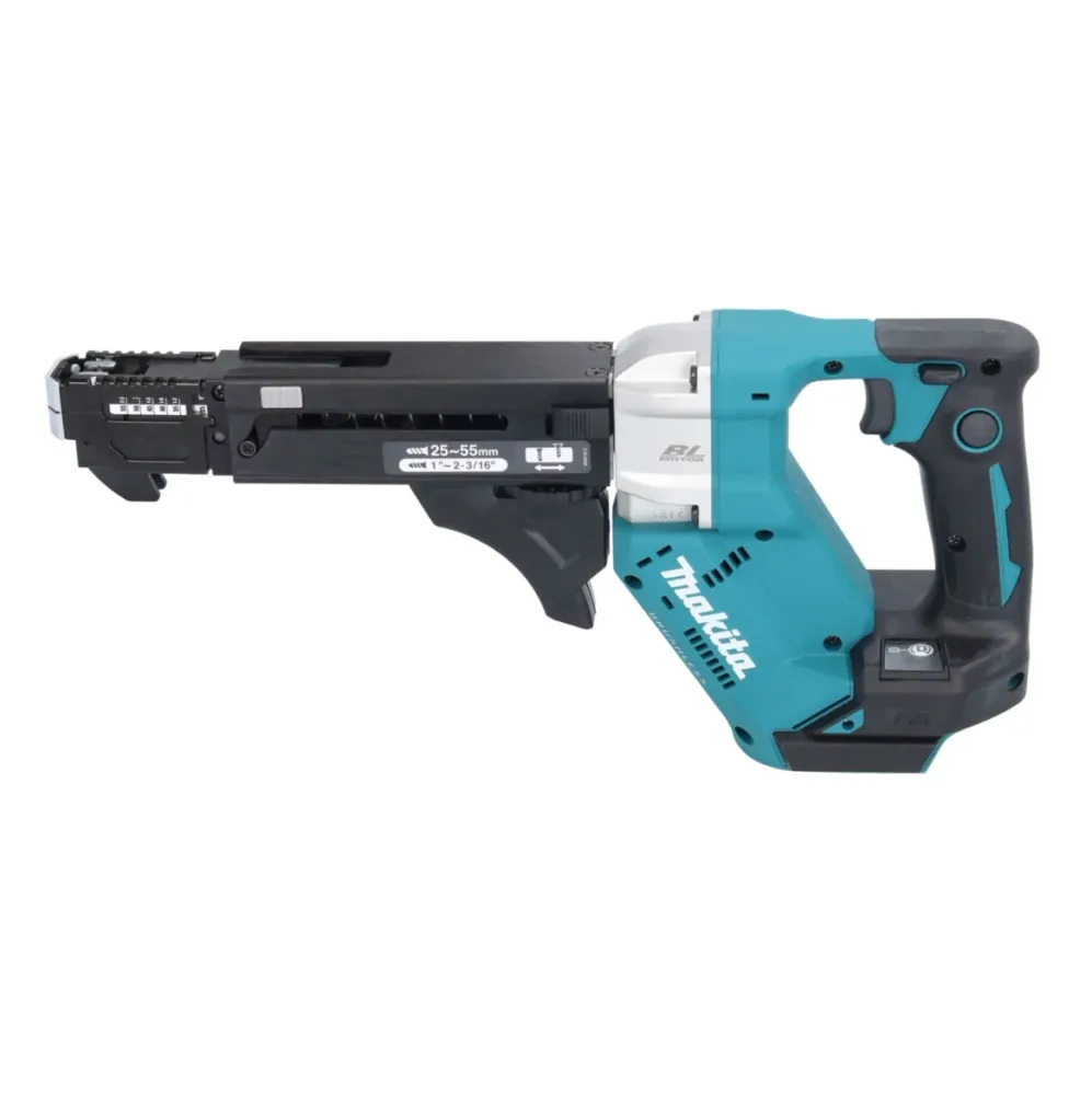 Makita DFR 551 RM1J wkrętarka akumulatorowa 18 V 25 - 55 mm bezszczotkowa + 1x akumulator 4,0 Ah + ładowarka + Makpac