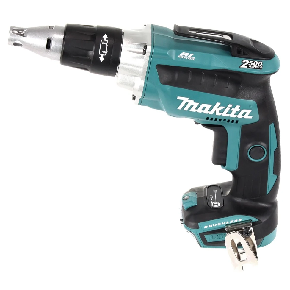 Makita DFS 250 RFJ akumulatorowa wkrętarka do suchej zabudowy 18 V bezszczotkowa + 2x akumulator 3,0 Ah + ładowarka + Makpac