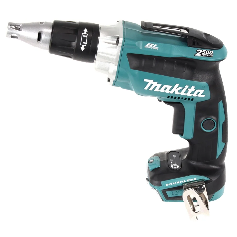 Makita DFS 250 RMJ akumulatorowa wkrętarka do suchej zabudowy 18 V bezszczotkowa + 2x akumulator 4,0 Ah + ładowarka + Makpac