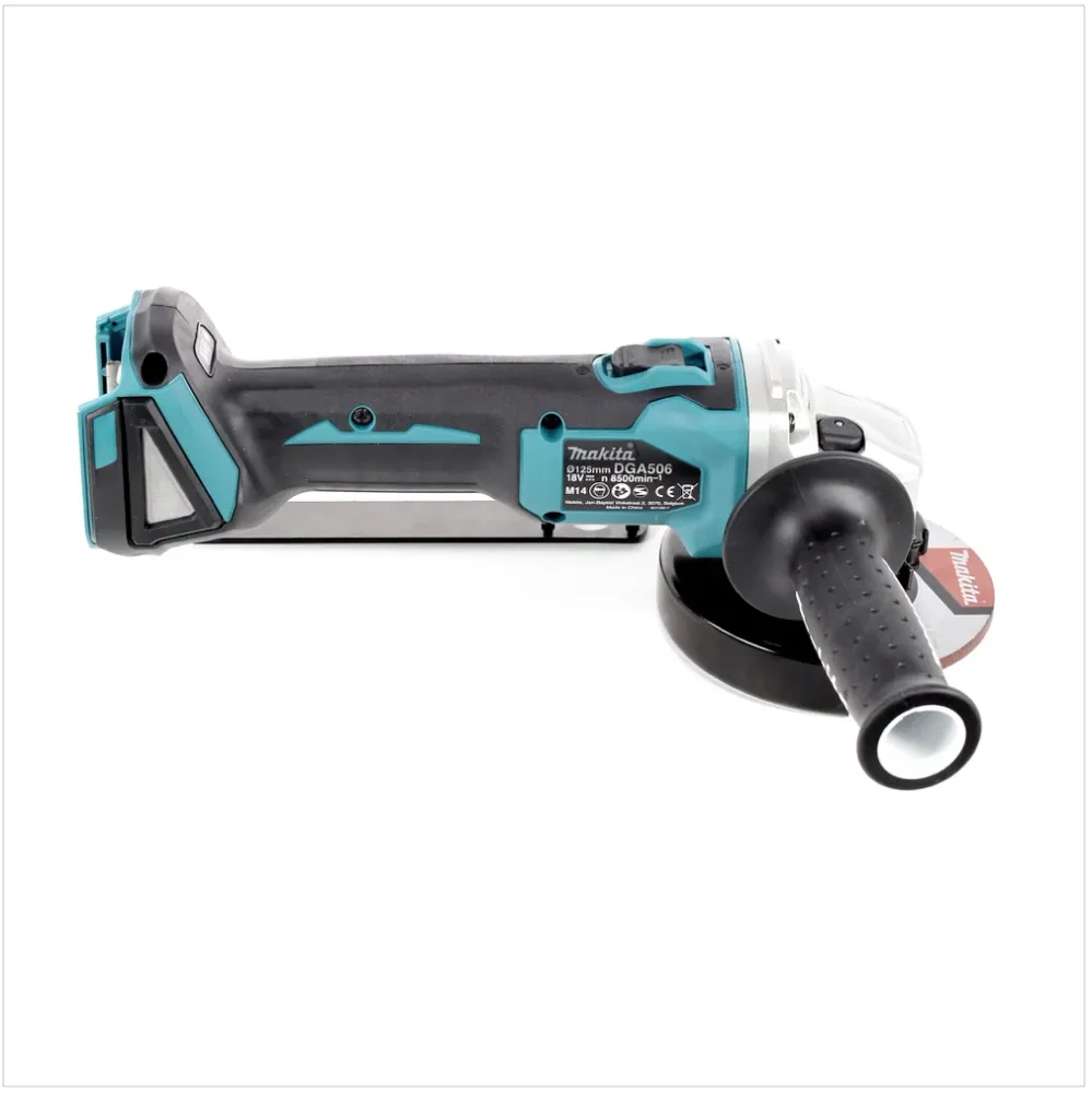 Makita DGA 506 F1 akumulatorowa szlifierka kątowa 18V 125mm bezszczotkowa + 1x akumulator 3.0Ah - bez ładowarki