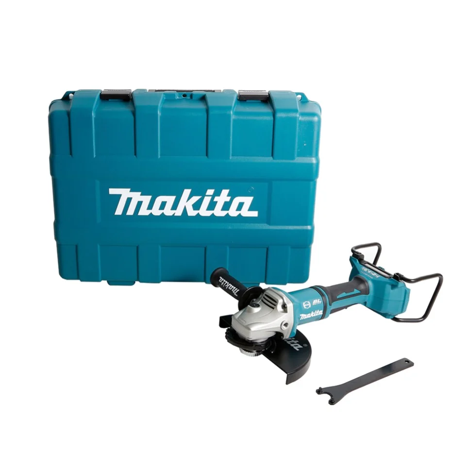 Makita DGA 900 ZKX2 akumulatorowa szlifierka kątowa 36 V ( 2x 18 V ) 230 mm bezszczotkowa + walizka - bez akumulatora, bez...