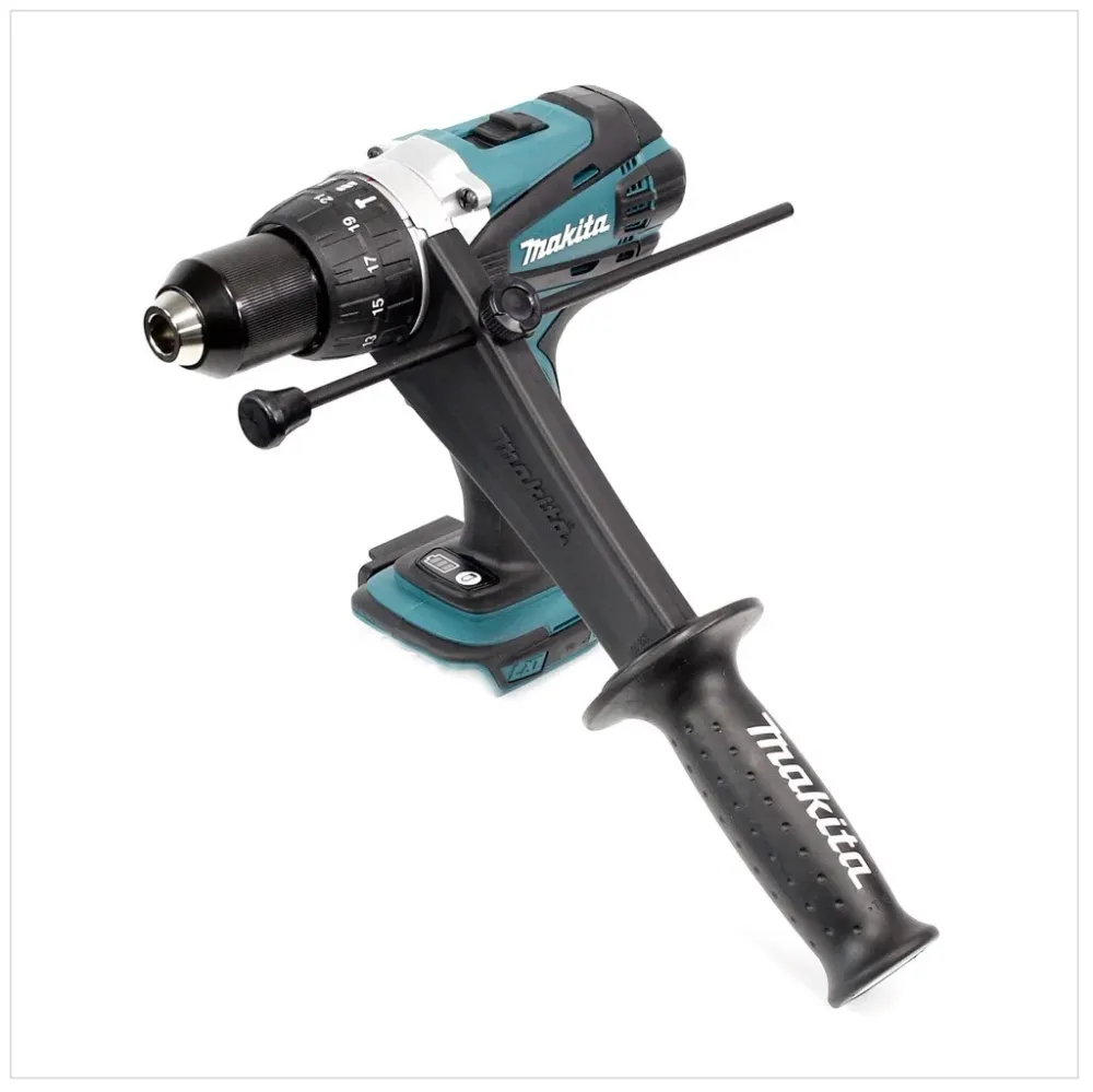Makita DHP 458 RA1J akumulatorowa wiertarko-wkrętarka udarowa 18 V 91 Nm + 1x akumulator 2,0 Ah + ładowarka + Makpac