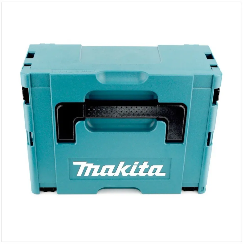 Makita DHP 458 RA1J akumulatorowa wiertarko-wkrętarka udarowa 18 V 91 Nm + 1x akumulator 2,0 Ah + ładowarka + Makpac