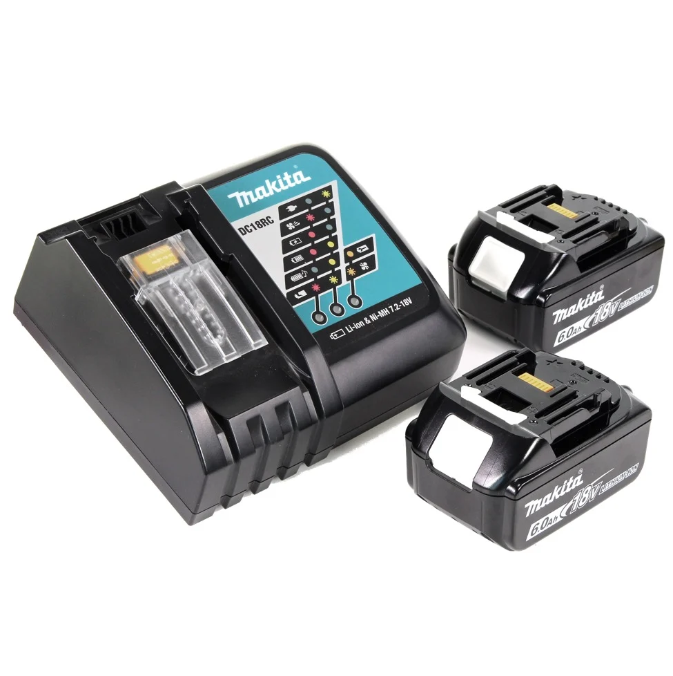 Makita DHR 171 RGJ akumulatorowy młot udarowo-obrotowy 1,2J 18V bezszczotkowy SDS Plus + 2x akumulator 6,0Ah + ładowarka +...