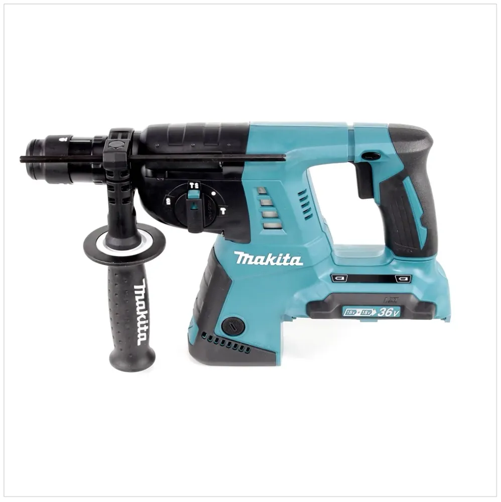 Makita DHR 264 AJ akumulatorowa wiertarko-wkrętarka udarowa 36 V ( 2x 18 V ) 3,0 J SDS Plus + 2x akumulator 2,0 Ah + Makpa...
