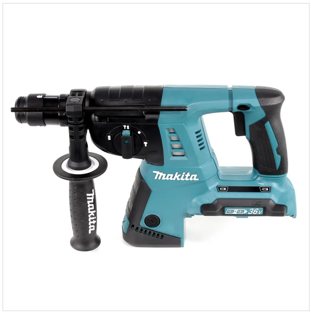 Makita DHR 264 2 x 18 V / 36 V Li-Ion SDS Plus akumulatorowa wiertarko-wkrętarka udarowa Makpac 4 z wkładką + 2x akumulato...