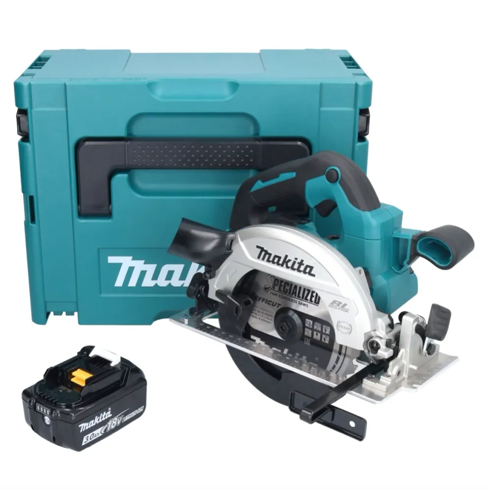 Makita DHS 661 F1J Akumulatorowa ręczna pilarka tarczowa 18 V 165 mm bezszczotkowa + 1x akumulator 3,0 Ah + Makpac - bez ł...