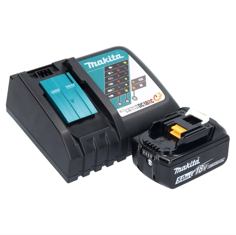 Makita DHS 661 RT1 Akumulatorowa pilarka tarczowa 18 V 165 mm bezszczotkowa + 1x akumulator 5,0 Ah + ładowarka