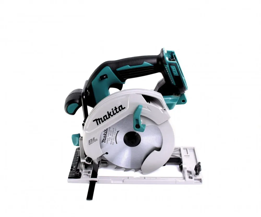 Makita DHS 680 RY1J Akumulatorowa pilarka tarczowa 18 V 165 mm bezszczotkowa + 1x akumulator 1,5 Ah + ładowarka + adapter...
