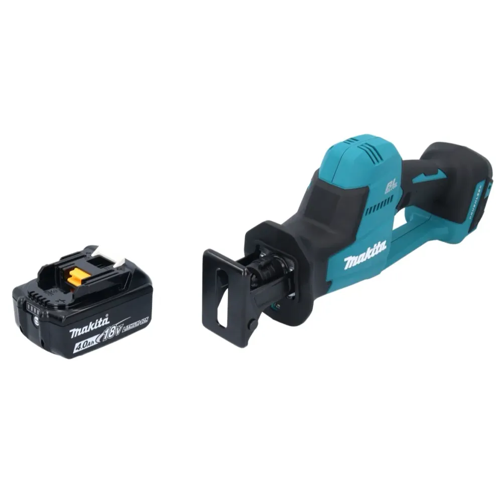 Makita DJR 189 M1 akumulatorowa pilarka szablasta 18 V bezszczotkowa + 1x akumulator 4,0 Ah - bez ładowarki