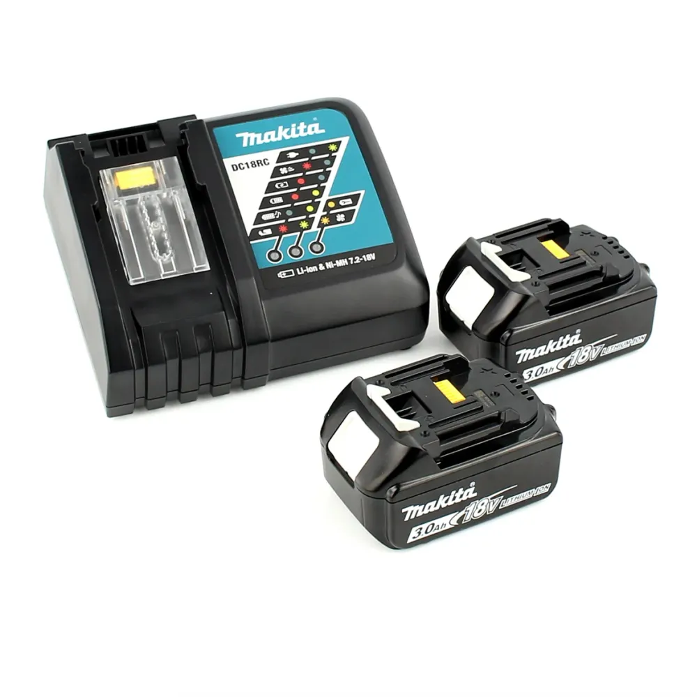 Makita DJV 181 RFJ Akumulatorowa wyrzynarka oscylacyjna 18 V bezszczotkowa + 2x akumulator 3,0 Ah + ładowarka + Makpac