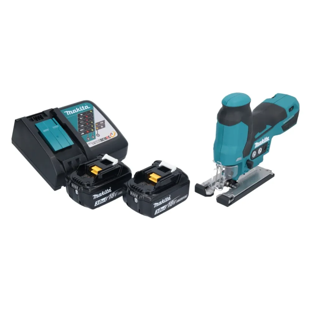 Makita DJV 185 RF akumulatorowa wyrzynarka szablasta 18 V bezszczotkowa + 2x akumulator 3,0 Ah + ładowarka