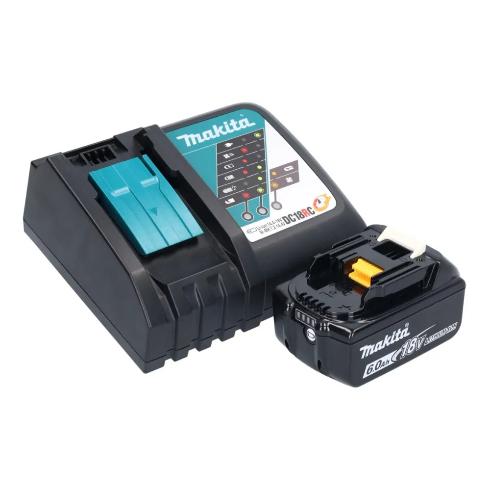 Makita DJV 185 RG1J akumulatorowa wyrzynarka szablasta 18 V bezszczotkowa + 1x akumulator 6,0 Ah + ładowarka + Makpac