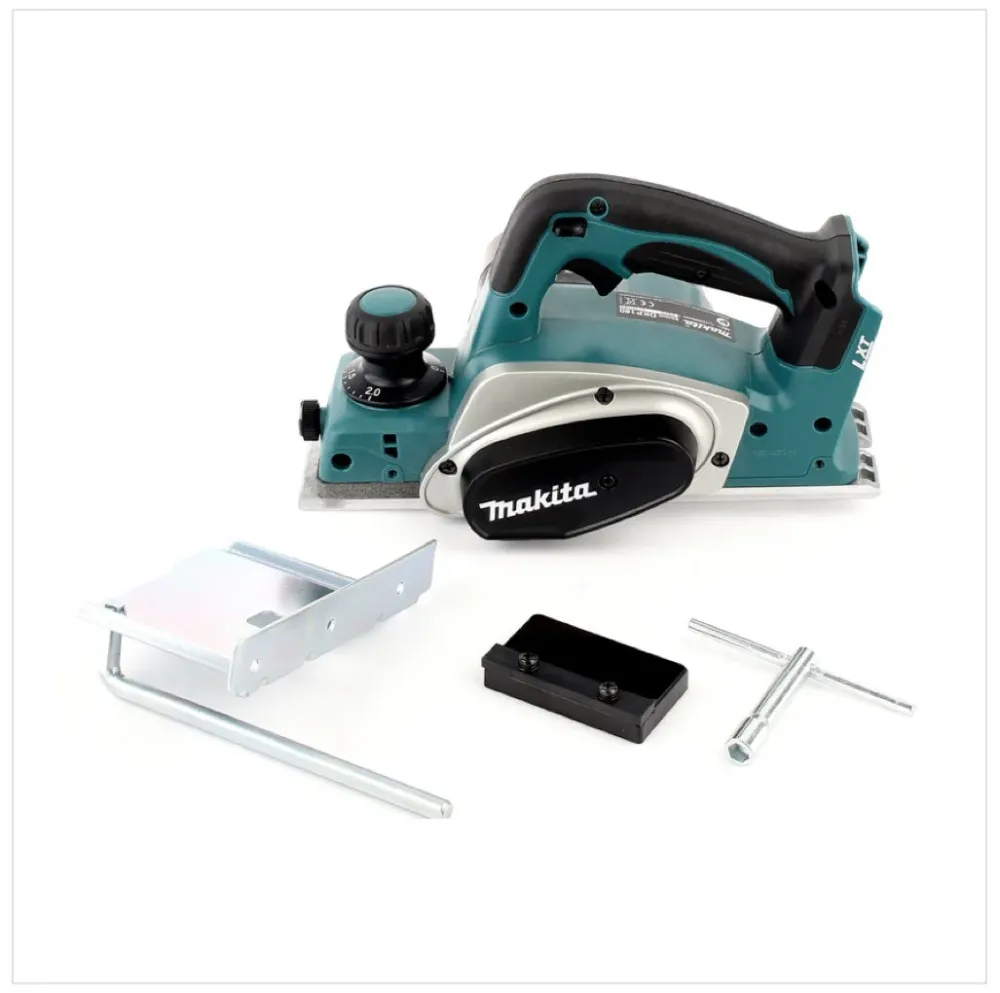 Makita DKP 180 RA1J strug akumulatorowy 18 V 82 mm + 1x akumulator 2,0 Ah + ładowarka + Makpac