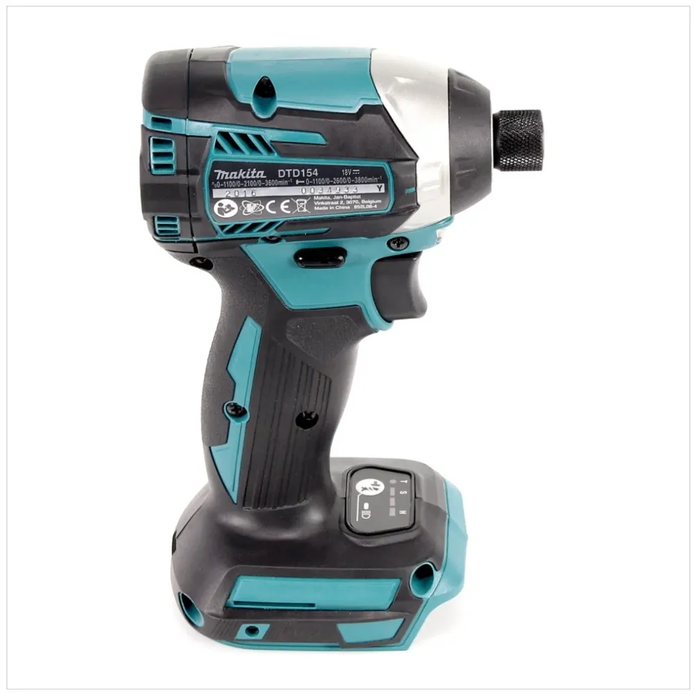 Makita DTD 154 Z akumulatorowy klucz udarowy 18 V 175 Nm 1/4" bezszczotkowy solo - bez akumulatora, bez ładowarki