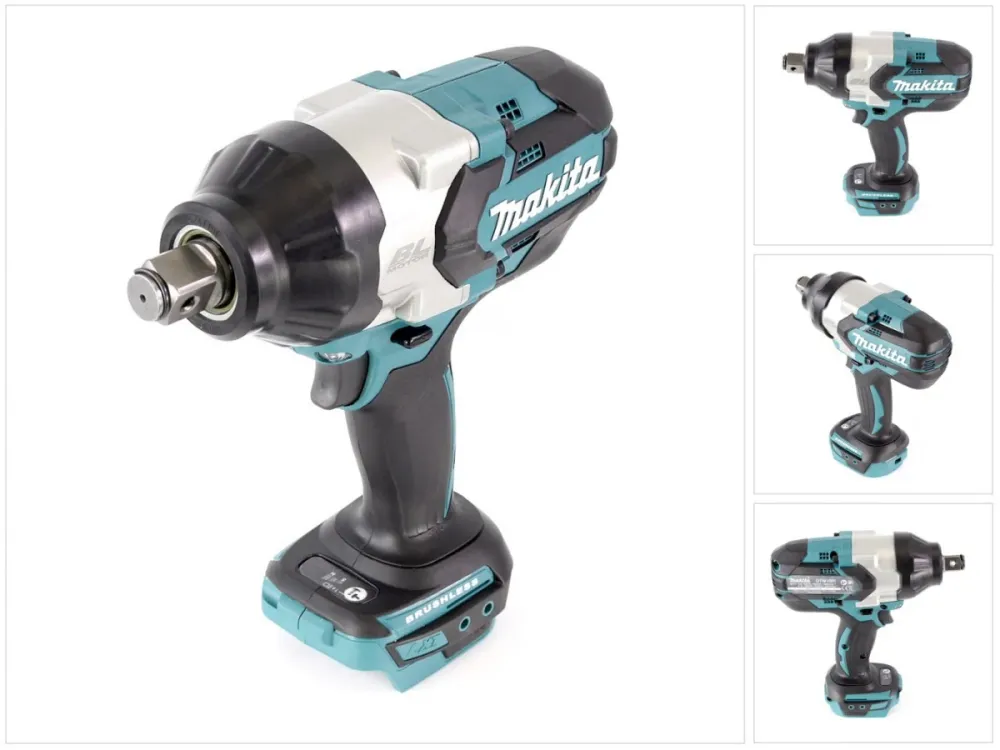 Makita DTW 1001 Z Akumulatorowy klucz udarowy 18 V 1050 Nm 3/4" Brushless Solo - bez akumulatora, bez ładowarki