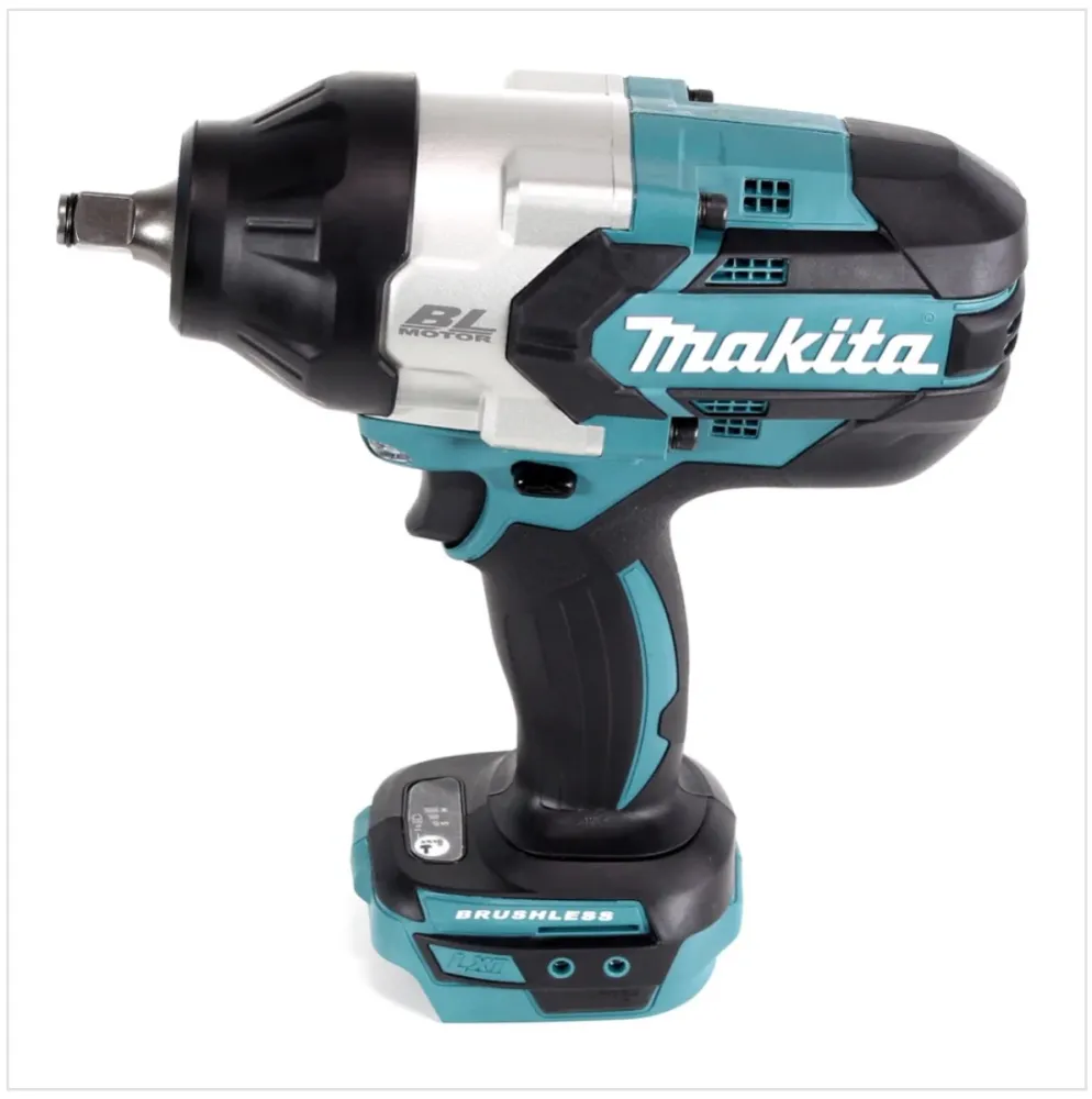 Makita DTW 1002 RM1J akumulatorowy klucz udarowy 1/2" 18V 1000Nm bezszczotkowy + 1x akumulator 4.0Ah + ładowarka + Makpac