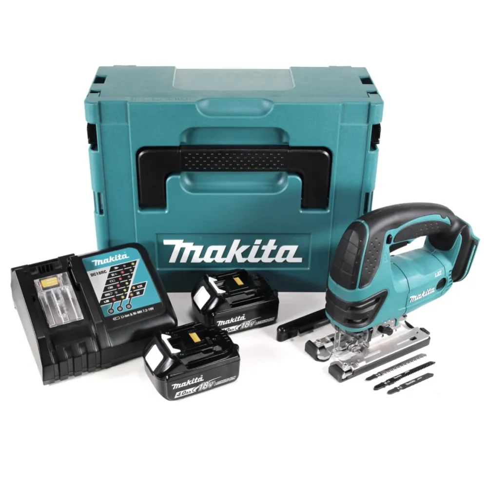 Wyrzynarka akumulatorowa Makita DJV 180 RMJ 18V + 2x akumulator 4,0Ah + ładowarka + Makpac