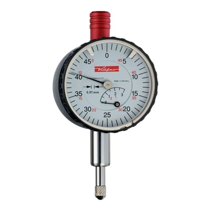 Mały czujnik zegarowy KÄFER KM4/5S 5 mm odczyt 0,01 mm ( 4000851663 )